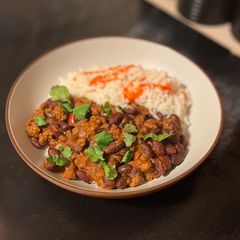 A picture of Wild boar new years eve chilli.