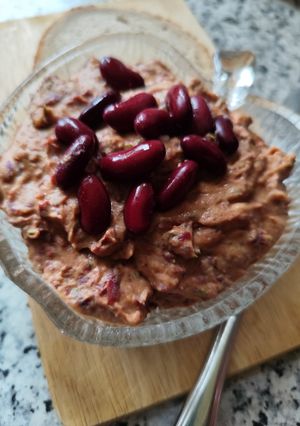 Vörösbabkrém (mexikói) vegán recept fotója