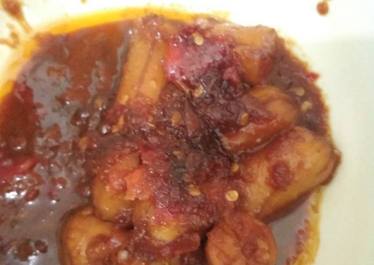 Oseng sosis sambel kecap