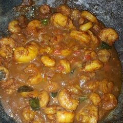 A picture of Prawn masala.