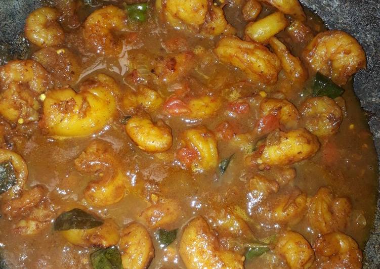 How To Make  Prawn masala