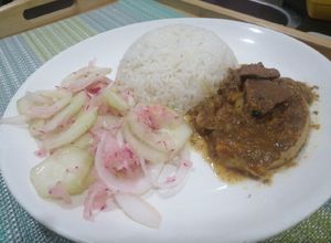 Una foto de Carne en posta guisada