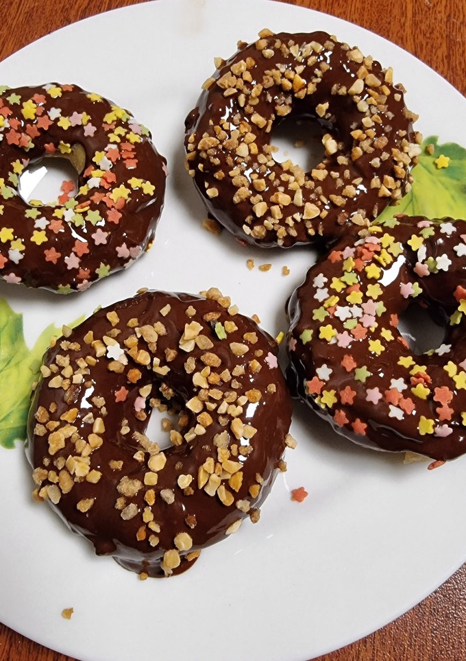 Una foto de Donuts de plátano