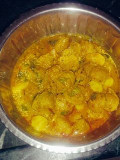 सोयाबीन आलू की सब्जी (soyabean aloo ki sabzi recipe in Hindi) रेसिपी मुख्य फोटो
