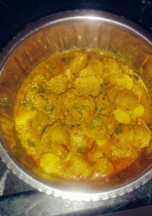 सोयाबीन आलू की सब्जी (soyabean aloo ki sabzi recipe in Hindi) रेसिपी मुख्य फोटो