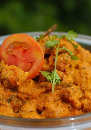 A picture of Soya badi sabji.