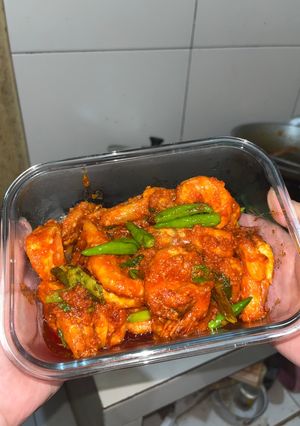 Foto resep Udang Balado simpel
