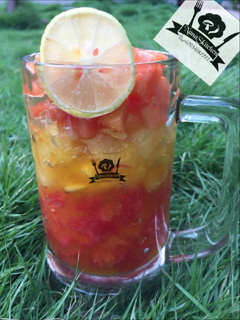 A picture of Juicy fruit salad.