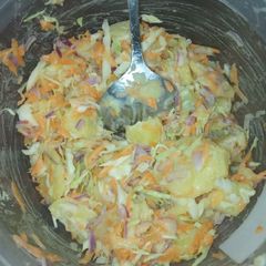 A picture of Simple potato coleslaw.
