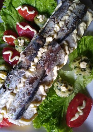 Una foto de ARROLLADO DE SEMANA SANTA. CON SARDINAS
