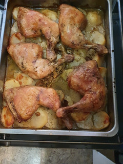 Una foto de Pollo asado