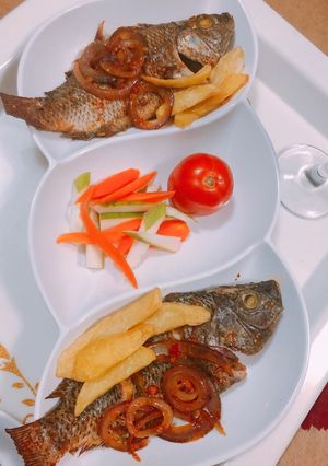 A picture of Grilled fish.