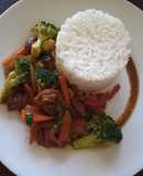 Chop suey de pollo