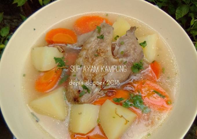 Sup ayam kampung #BikinRamadhanBerkesan foto resep utama