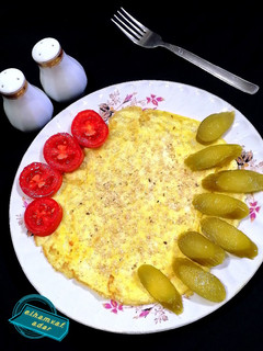 عکسی از دستور املت کنجد