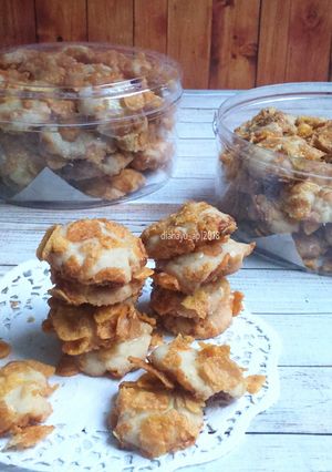 Foto resep Melting moment with corn flakes