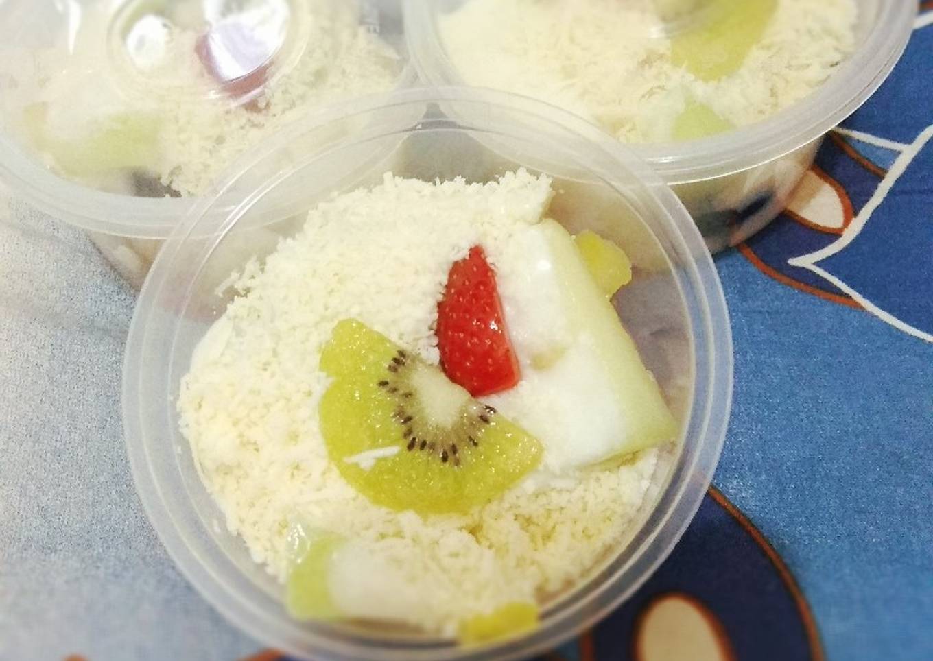 Salad buah saus ekonomis