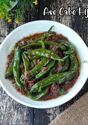 Foto resep Ase Cabe Hijau khas Sunda