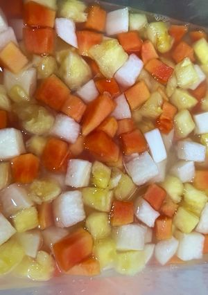Foto resep Es buah super simpel (gak perlu dimasak)