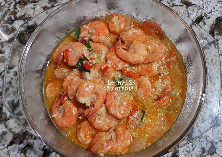 Resep Udang Goreng Saus Padang, Menggugah Selera