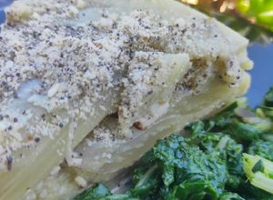 Foto di "parmigiana" light e vegan