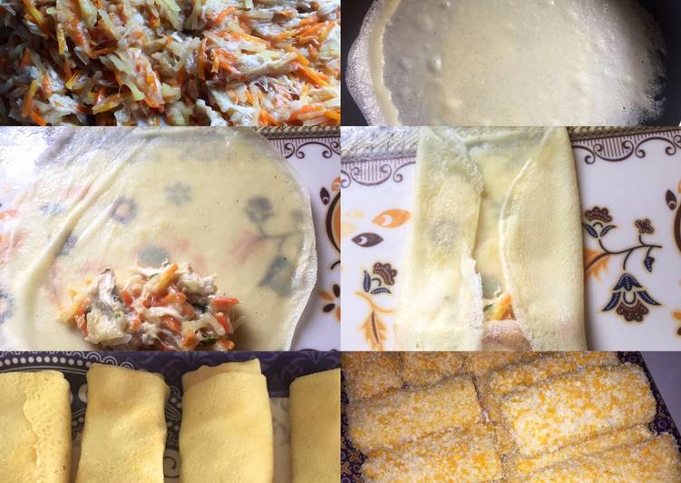 Resep: EnakRisoles ayam w/ wortel n kentang💕