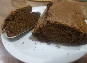 Foto principal de Budín de cacao con sobrante de leche de almendras tostadas