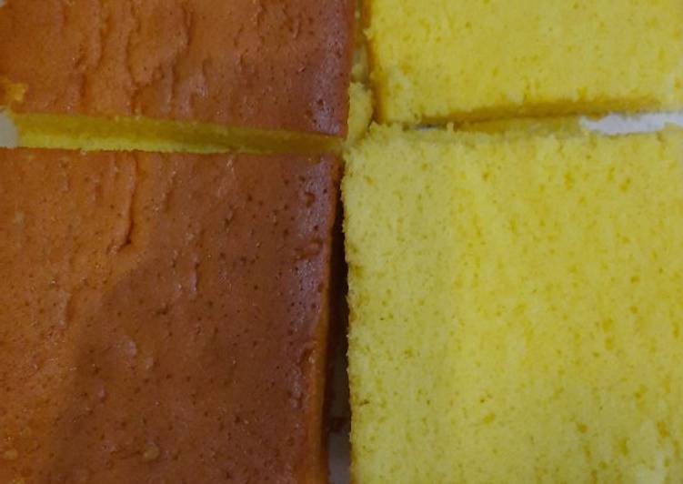 Resep Sponge cake untuk base dessert box / b&#39;day tart, Lezat Sekali