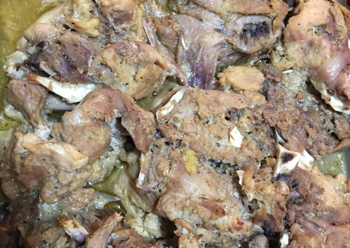 Armadillo al mojo de ajo