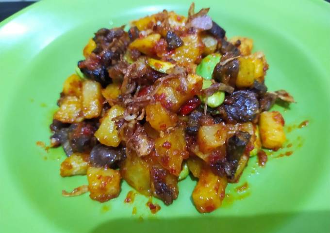 Balado Kentang, Hati dan Pete