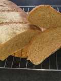 Pan de centeno con poolish (masa madre)