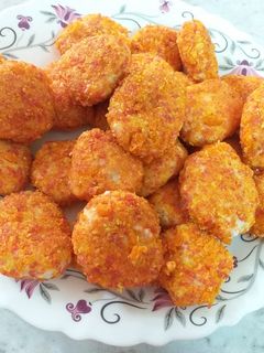 عکسی از دستور ناگت مرغ