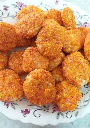 عکسی از دستور ناگت مرغ