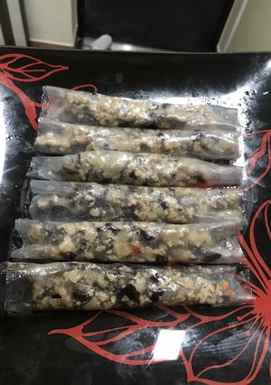 Hình của món Bánh cuốn làm từ vỏ bánh tráng tiện nợi.