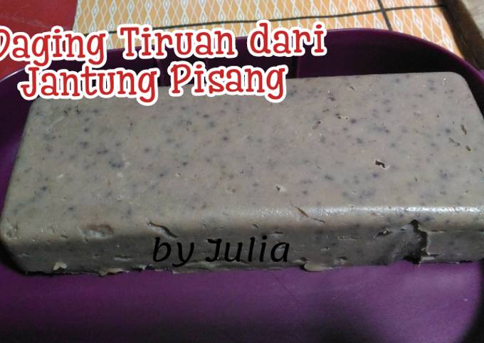 Resep Membuat Daging Tiruan dari Jantung Pisang