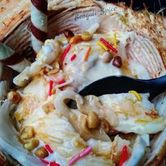 A picture of Coconut ice-cream dessert (fusion recipe)♥.