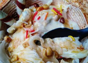 The New Way Making Recipe Coconut icecream dessert fusion recipe Delicious and Healthy The New Way Making Recipe Coconut icecream dessert fusion recipe Delicious and Healthy