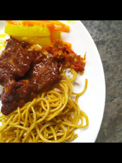 Foto resep Nasi Krengsengan Daging
