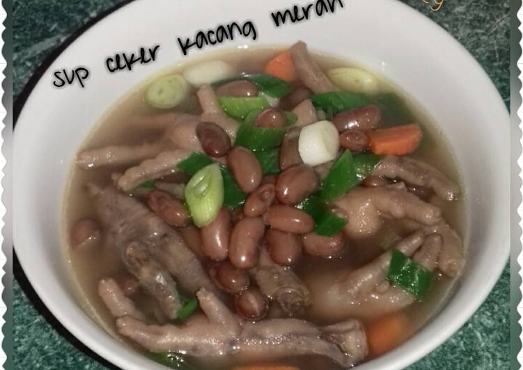 Sup Ceker Kacang Merah