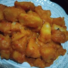 A picture of Yam and beans porridge🤩.