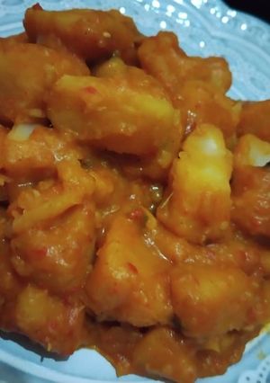 A picture of Yam and beans porridge🤩.