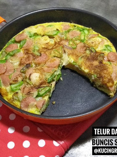 Foto resep Telur Dadar Buncis Sosis