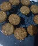 Galletitas saludables de maní, avena y coco, sin azúcar