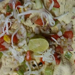 A picture of Cheese masala Papad.