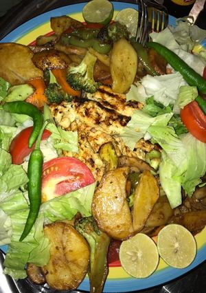 عکسی از دستور خوراک مرغ رژیمی