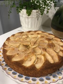 Una foto de Bizcocho de manzana