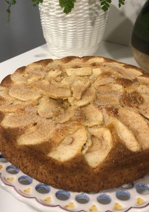 Una foto de Bizcocho de manzana