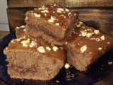 Torta de maní con chocolate