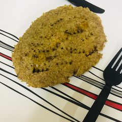 A picture of Keto 90 seconds almond bread in microwave.