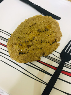 A picture of Keto 90 seconds almond bread in microwave.